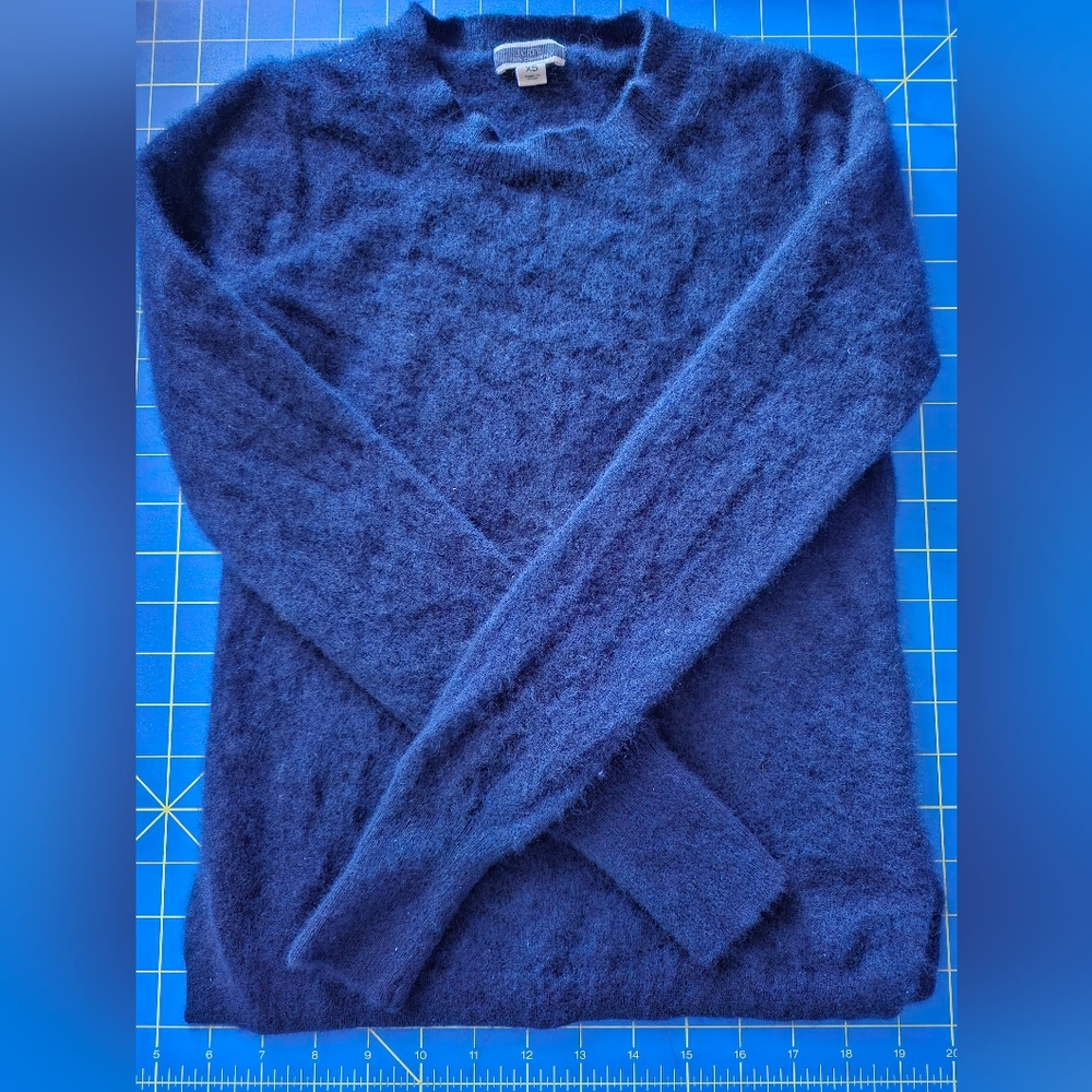 J. Crew Navy Cashmere Sweater, xs